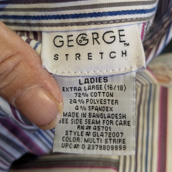 Women's George Button Down Shirt - Picture 3 of 3